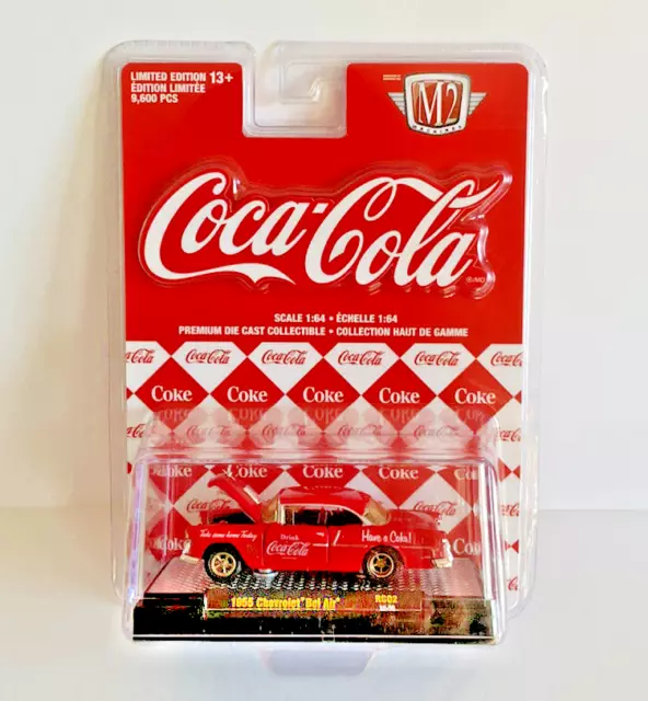 Coca-Cola Collectible 1955 Chevy Bel Air 9600 PC Limited Edition Die Cast Metal