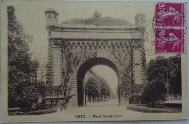 Metz 57 CPA Holder Serpenoise Good Condition 1936