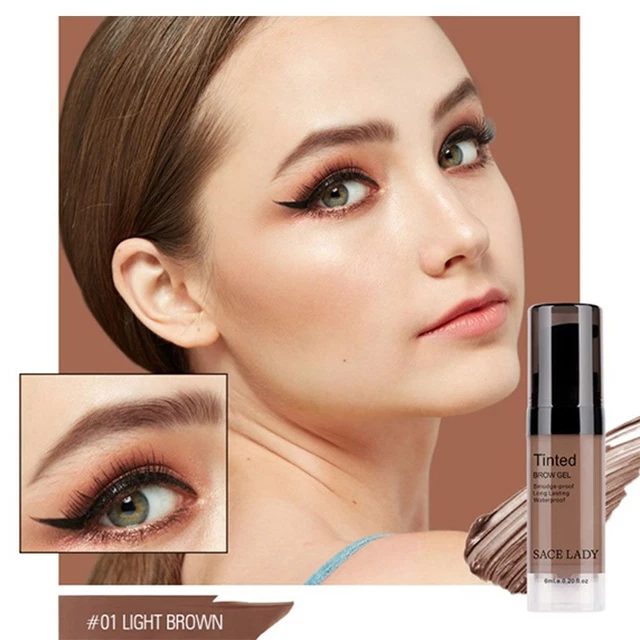 Color de cejas resistente impermeable líquido resistente color de cejas crema para cejas