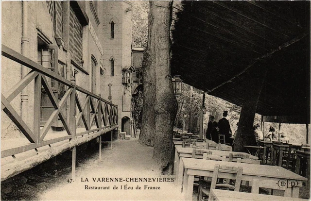 CPA AK VARENNE-CHENNEVIERES Restaurant de l'Écu de France (671832)