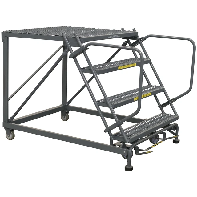 Ballymore Rolling Work Platform Overall Height 30 in Steps 3 Cap 800 lb