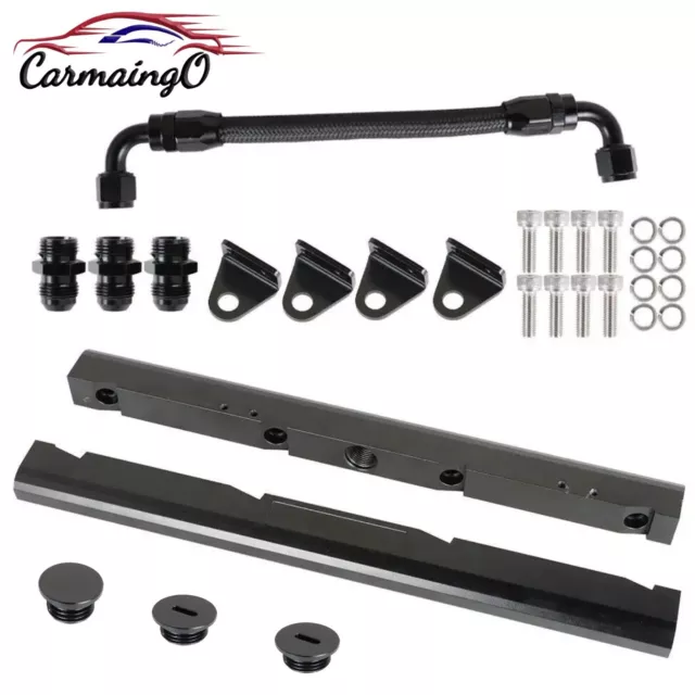 AN8 Fuel Rail + Hose Line Hardware Kit for LS LS1 LS2 LS3 LS6 V8 Intake Manifold AN8 Fuel Rail + Hose Line Hardware Kit for LS LS1 LS2 LS3 LS6 V8 Intake Manifold