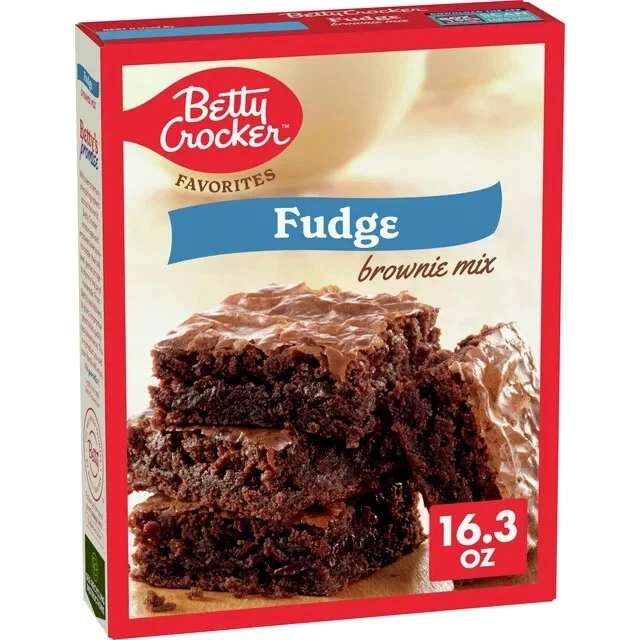 BETTY CROCKER FAVORITES Fudge Brownie Mix 16.3 oz Chocolate Brownies