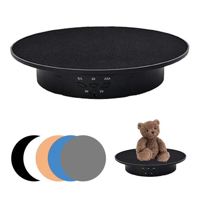 Espositore Girevole Elettrico 360° 15cm – Piatto Rotante Per Foto, Video, Gioielli - Foto 2