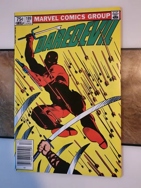 Daredevil 189 Canadian Price Variant VF/NM Rare Frank Miller Cover Newsstand