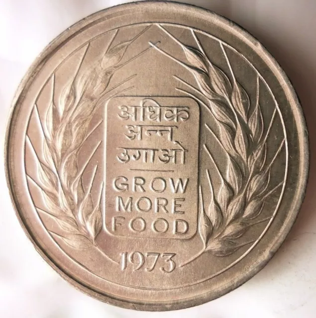 1973 Inde 50 Paisa - Fao - Pousser Plus Food - Au Poubelle # Fff