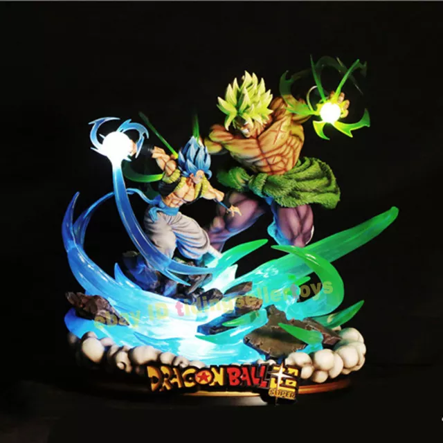 Dragonball AF 14 SSJ5 Broly Resin - LED lighted Base and interchangeable  hand