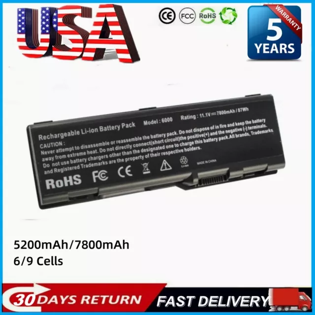 Battery for Dell Inspiron 6000 9200 9300 9400 E1705 XPS Gen 2 D5318 D5318 YF976