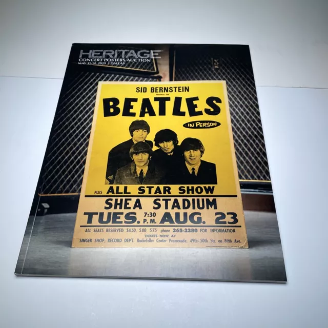 Heritage Auction Catalog Concert Posters Memorabilia - May 2023 Beatles