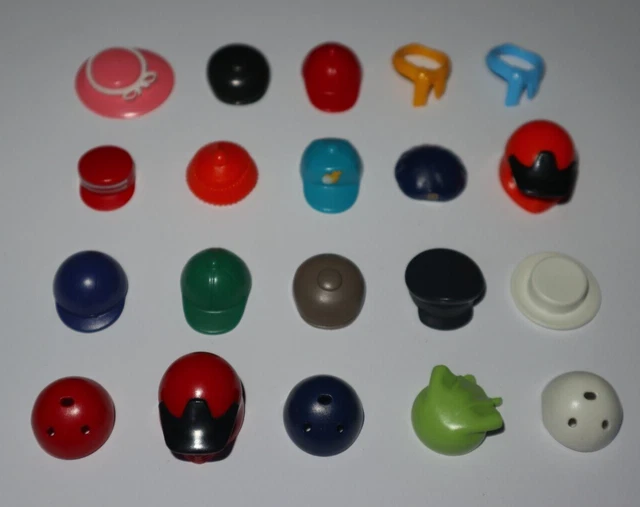 Lot De Chapeaux Playmobil Vintage - Personnages Et Accessoires Ville - Occasion