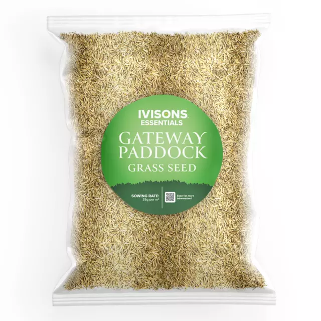 1kg Ivisons Horse Pony Gateway Paddock Grass Seed Mix