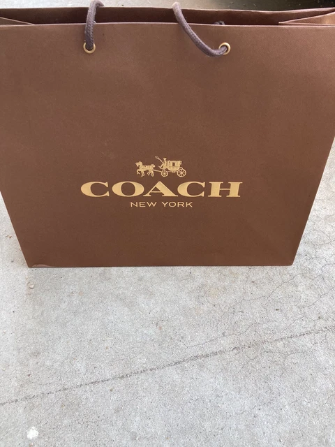 Coach paper bag 2018 deals