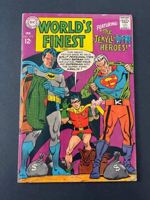 World's Finest #173 - 1st Silver Age appearance of Two-Face (DC, 1968) VG+