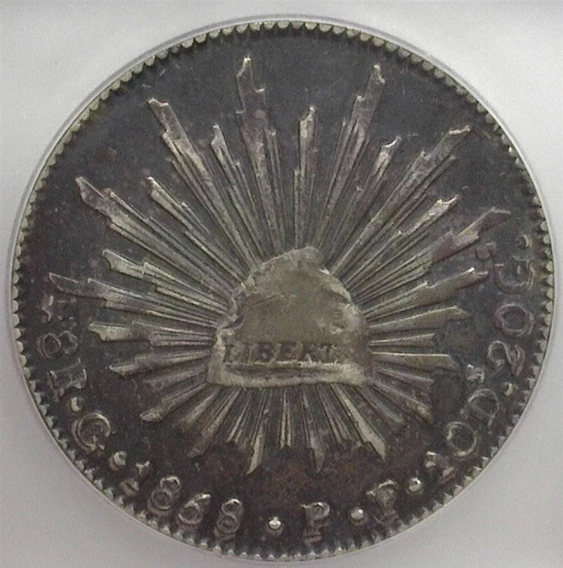 MEXICO ~ 1858-Go,PF SILVER 4 REALES ~ ICG EF40 ~ KM# 375.4