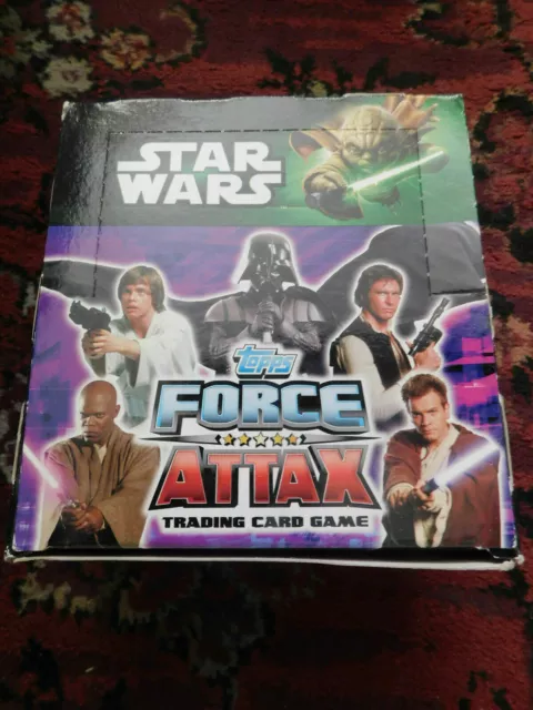 Star Wars Topps Force Attax Saga Trading Card Booster 50 Packs - sealed