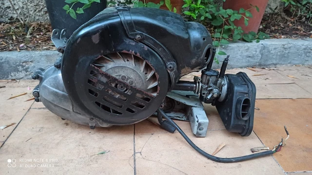 Engine Piaggio Ape 50 Motore Cambio Tl3M