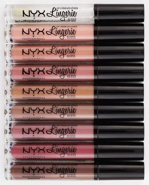 NYX COSMETIC PROFESSIONAL MAKEUP LIP LINGERIE LIQUID LIPGLOSS GLOSS .13oz CHOOSE 2