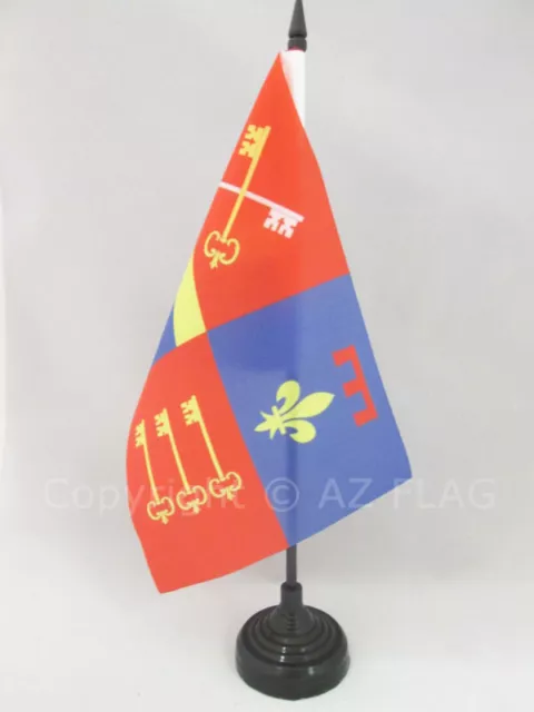 DRAPEAU DE TABLE VAUCLUSE 21x14cm - PETIT DRAPEAUX DE BUREAU DÉPARTEMENT FRANÇAI