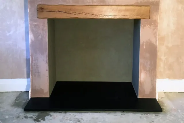 Fireplace Hearth ( T-SHAPE ) Custom Size Made To Measure Italian Honed Slate 2
