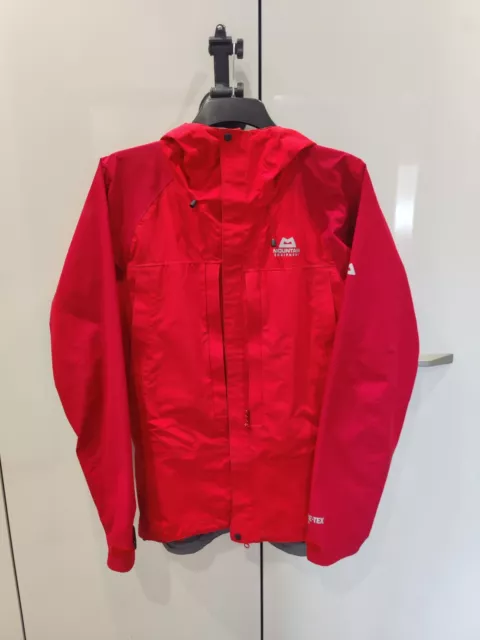 Mountain Equipment Men’s KONGUR Gore-Tex GoreTex Pro Shell Jacket Size Small Red