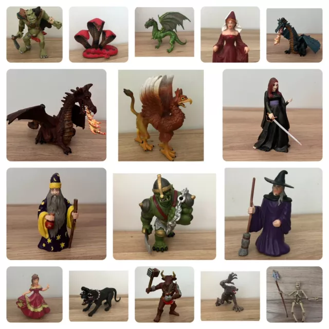 MEDIEVAL MYTHICAL CASTLE CREATURES TOWER OF DOOM DRAGONS Fantasy toy figures