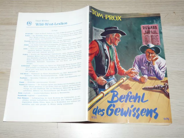 TOM PROX Nr. 251: Befehl des Gewissens, Original UTA-Verlag