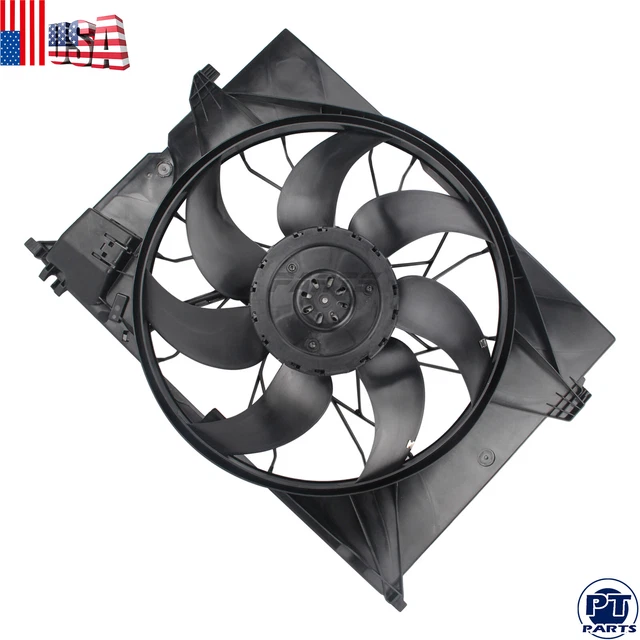 AUTO RADIATOR COOLING Fan Blower Assembly For Mercedes Benz S350 S450