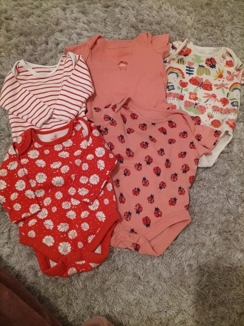 Baby Girl Vest Bundle 1-3 Months