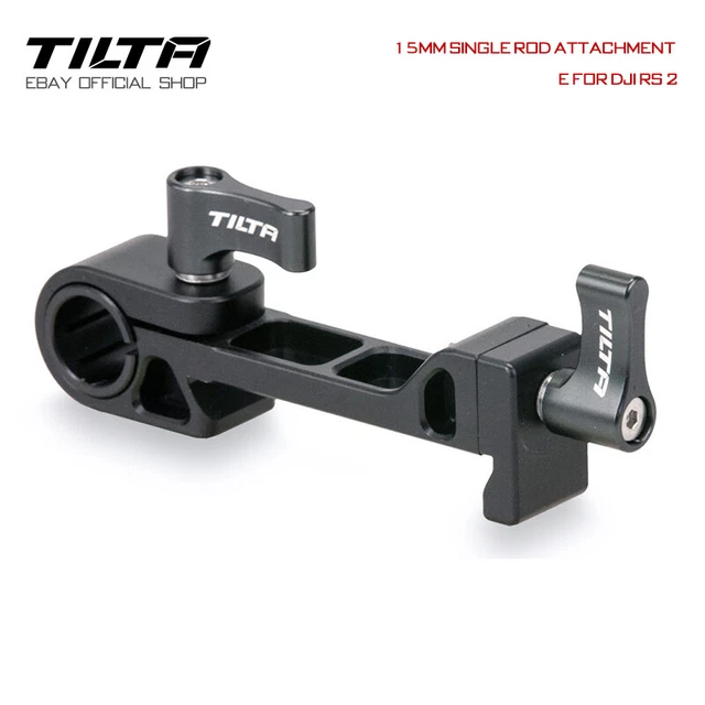 Montaje de fijación de una sola varilla Tilta 15 mm para extensor Manfrotto para DJI RS2, RS3 P