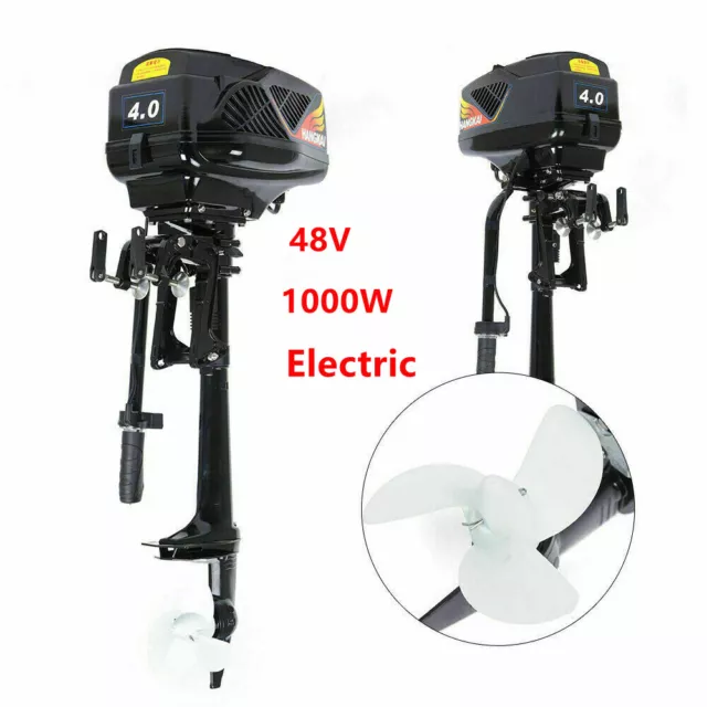 Electric Outboard Trolling Motor 1000W 48V Fishing Boat Engine Short Shaft SALE!