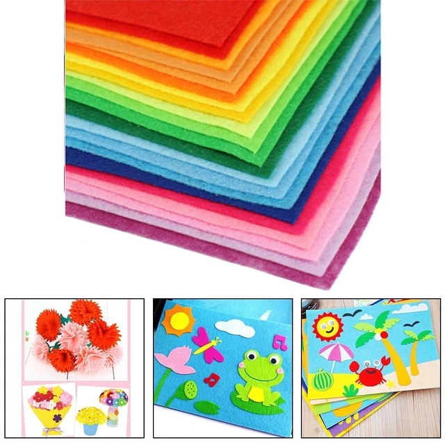 Mixed Color Non Woven Felt Cloth for DIY Crafts and Scrapbook Supplies