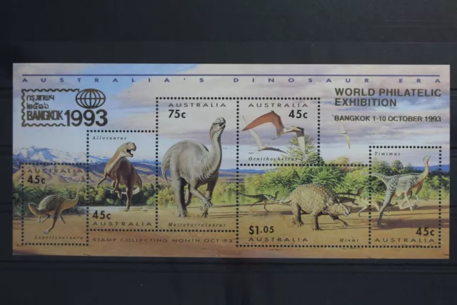 Australien Block 15 II mit 1370-1375 postfrisch mit Aufdruck #WX784