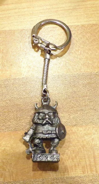 Keyring - "Norge" (Norway) Viking, Weapon and All
