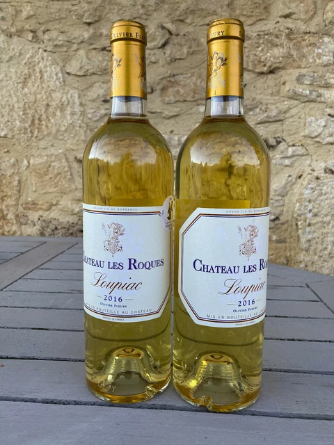 Vins Lot de 2 Loupiac Château les Rocques 2016 médaille d'or