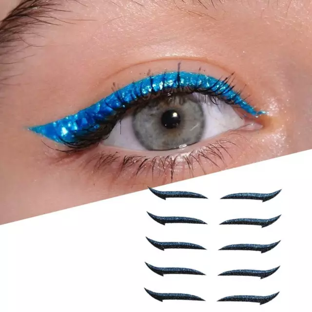 Eyeliner Aufkleber Make-up Doppel Instant Lidschatten Augenlinie Streifen Aufkleber