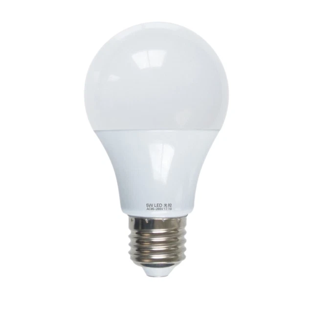 E27 5W 6500 Sensor LED Globe Bulb Light Emergency Lamp for £7.85