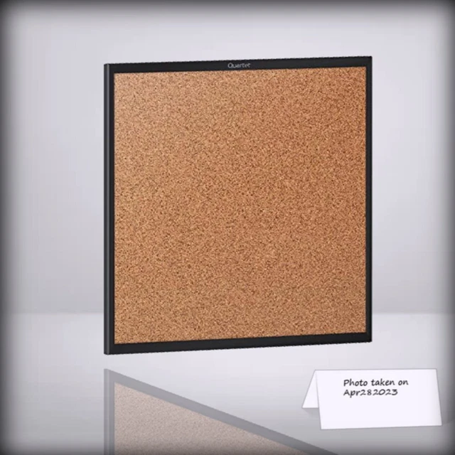 Quartet Cork - Board, Bulletin Board, 8' x 4' Corkboard, Black Frame 2 8ft x 4ft