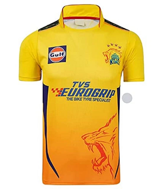 DHONI Yellow Jersey 2023-24 Mens & Kids Cricket