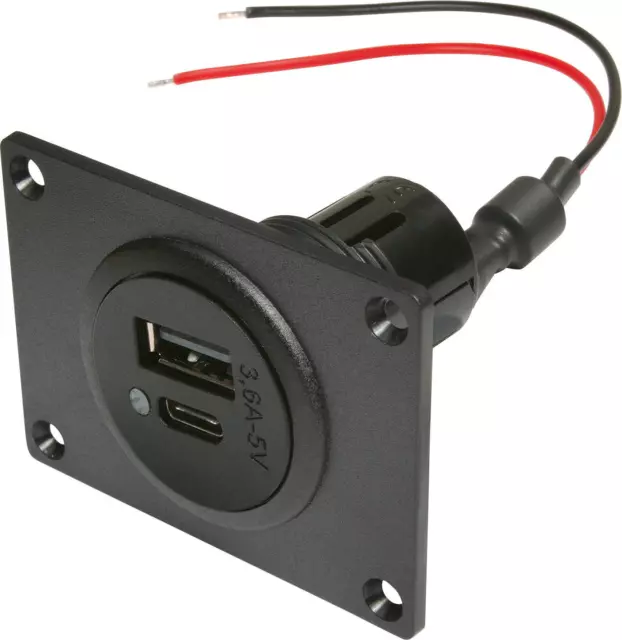 FLACHE POWER USB Steckdose 12V Ladegerät Handy Digitalkamera Camping  Wohnwagen EUR 27,99 - PicClick DE