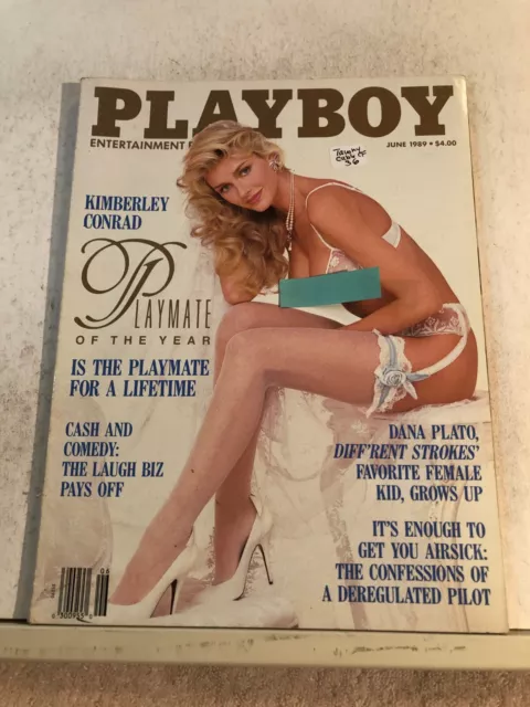 3590  Playboy Adult Magazine  June 1989  Kimberley Conrad Playmate of the Year