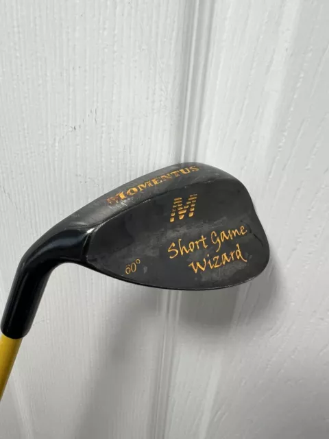 LEFT HANDED Momentus Short Game Wizard Swing Trainer 60º  Wedge. Weighted Club.