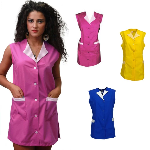 CASACCA CAMICE DONNA lavoro Smanicato Alimentari Panetteria