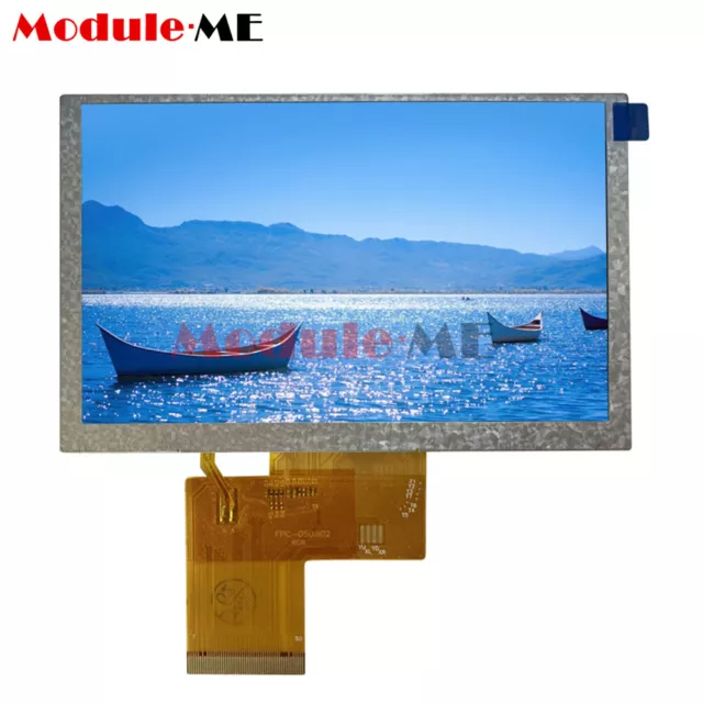 7 inch 800x480 TFT LCD Color Display 60hz 50Pin IPS LCD Screen Display Monitor