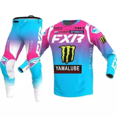 FXR Revo Yamalube Monster MX Gear Jersey/Pants Combo Motocross ATV Racing Set