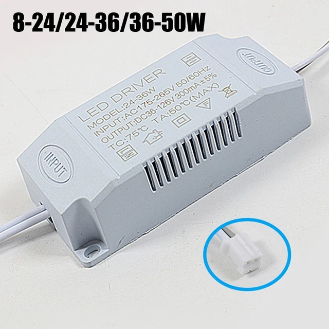 LED Driver Alimentazione Elettrica 1w~36w 240v Dc 12V/24V/36V Elettronico