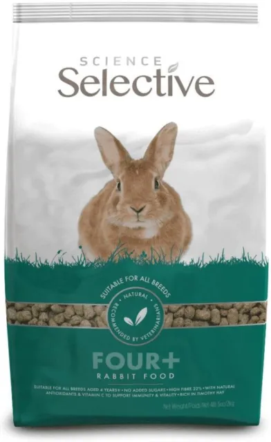 Comida para conejo Supreme Science Selective Four+