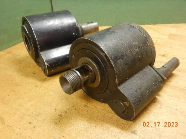 Lot A6C 2 Tapmatic Metal Threading Tapping Tapper Heads For Parts Missing Parts
