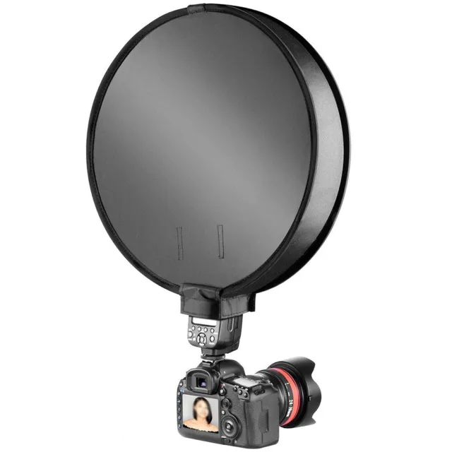 Universal 3040cm Round Speedlight Softbox for Professional Photography