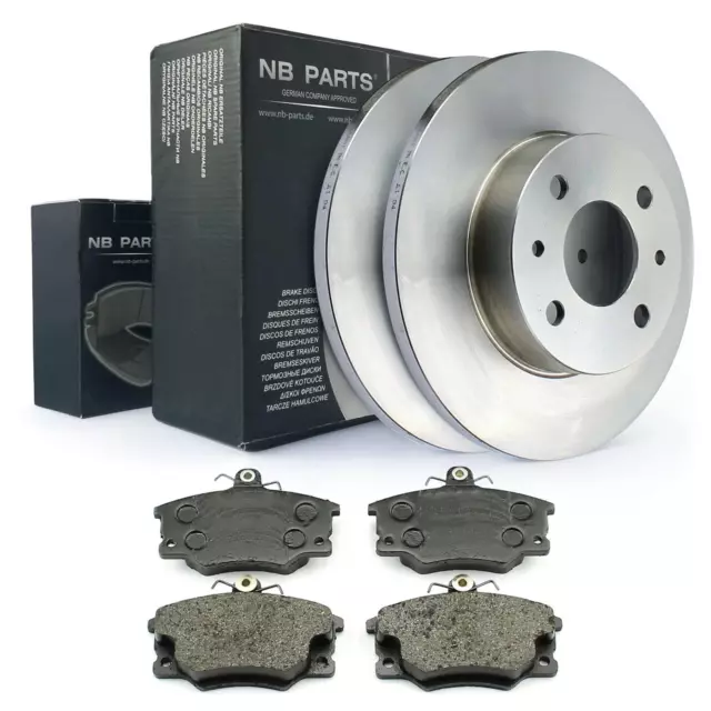 Disques de Frein 240mm Plein Plaquettes Avant pour Autobianchi Fiat Panda Lancia