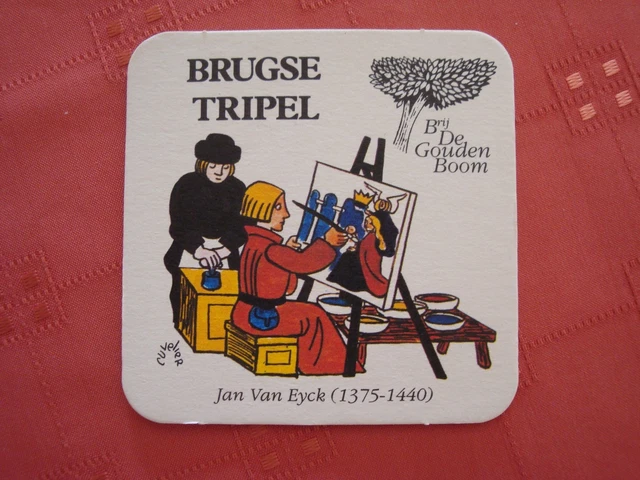 Sous Bock Biere Brugse Tripel Bierdeckel Yan Van Eyck